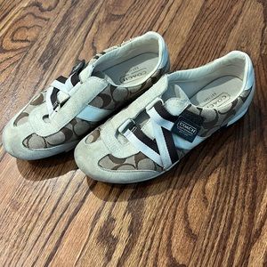Coach sneakers with Velcro - worn once